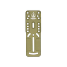 Olive Drab Green True North Concepts Rigid Holster Platform Patrol on a white background