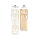 Size difference between 'RHP Standard' and 'RHP Patrol' on a white background.