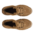 Top down view of the Under Armour Valsetz Tactical Boots showing the streamlined synthetic upper, padded collar, standard lace system, and mission ready construction designed for military, law enforcement, and first responder use.