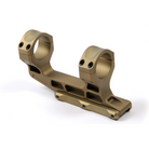 Side profile of Unity FAST LPVO Scope Mount | Elevated 2.05" centerline for faster target acquisition and NVG or gas mask use