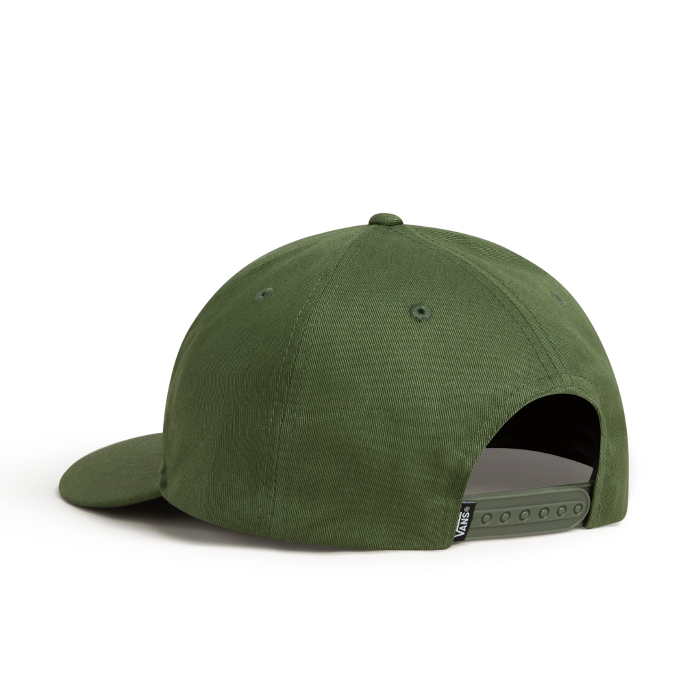 Vans Classic Snapback Hat rear view with adjustable snapback closure | Lightweight cotton and polyester blend streetwear cap designed for everyday wear tactical lifestyle and skate culture