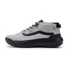 Vans Crosspath Mid Shoe in Gray and Black featuring a water-resistant upper, UltraCush cushioning, and a rugged outsole for everyday and light outdoor use.