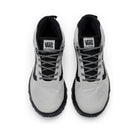Top view of the Vans Crosspath Mid Shoe showcasing the lace-up closure, padded collar, and supportive mid-top design.