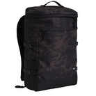 Front product shot of the Vans Omit Backpack showing the rugged 28 liter Cordura construction with top load main compartment, padded laptop sleeve, and dual water bottle pockets built for daily carry, range days, and weekend missions.