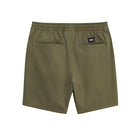 Back view of Vans Range Sport Shorts in Mossy Olive highlighting the comfortable fit and lightweight construction.