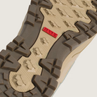 Close-up of the Vans Sk8-Hi GORE-TEX Insulated Shoe in Incense featuring the aggressive All-Trac outsole for traction on wet and uneven terrain.