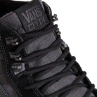 Close-up of the Vans Sk8-Hi GORE-TEX Insulated Shoe showing the reinforced lace system and durable weather-resistant upper materials.