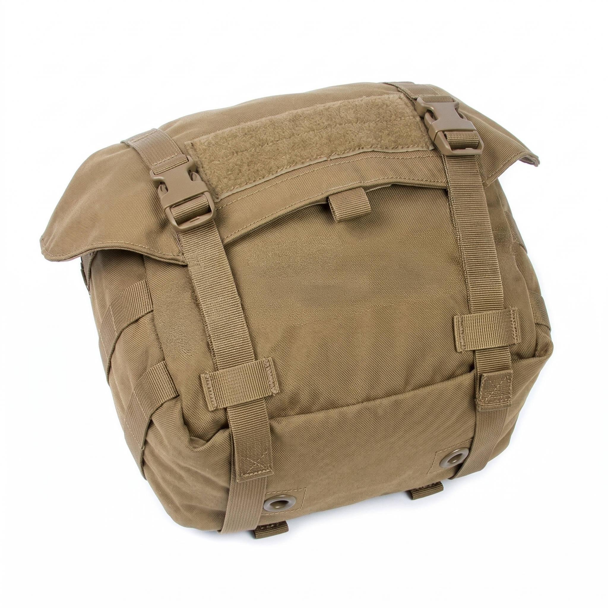 Velocity Systems Jungle Butt Pack in Coyote designed for belt and MOLLE-mounted storage, featuring lightweight construction, secure retention, and quick access to field equipment.