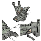 Illustrated guide showing the Velocity Systems SwiftClip Kit installed on a plate carrier and chest rig, demonstrating how the side release buckles attach modular load-bearing equipment for rapid configuration changes and secure mounting.