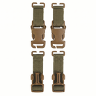 Velocity Systems SwiftClip Kit in Ranger Green with durable side release buckles for secure integration of chest rigs and tactical accessories onto armor systems.