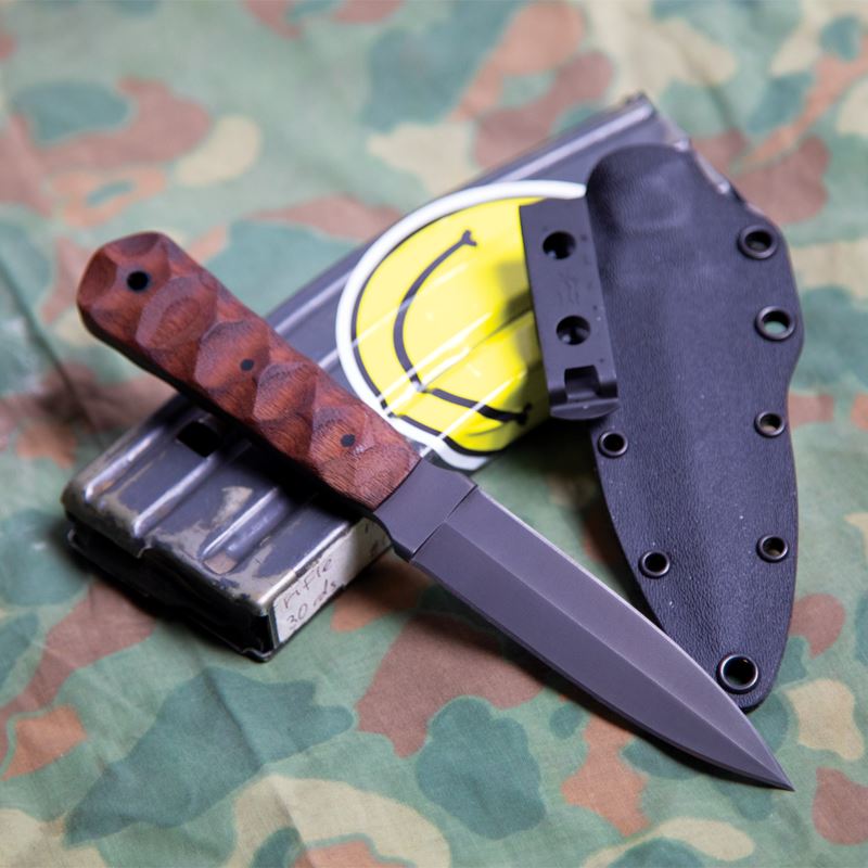 WK Defense Dagger - Walnut Sculpted Knife Winkler Knives 