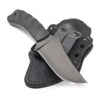 Winkler Blue Ridge Crusher with sculpted black laminate handle showing contoured grip and integrated crusher spike for tactical field use