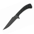 Winkler Shadow Strike fixed blade with black laminate sculpted handle scales and contoured grip for enhanced control in tactical and EDC applications