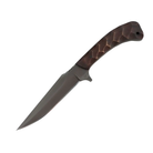 Winkler Shadow Strike tactical fixed blade with sculpted maple handle scales providing enhanced ergonomics for defensive and EDC applications