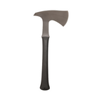 Winkler Ridge Line Hatchet with black laminate handle scales and black oxide 80CrV2 steel head featuring widened cutting edge and integrated breaching spike