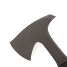 Macro view of rear breaching spike on Winkler Ridge Line Hatchet tactical hatchet