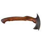 Side profile of Winkler RnD Full Size Axe front spike variant showing 5.5 inch head length and black oxide combat finish