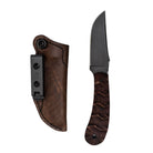 Side view of Winkler SD1 Maple Sculpted handle version highlighting ergonomic contouring and compact 3 1/4 inch blade