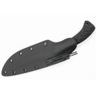 Winkler Shadow Strike with sculpted black laminate handle locked into lined Boltaron sheath designed for secure retention and low profile tactical carry