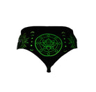 Back view of the glow-in-the-dark Tarot edition Women’s Battle Briefs, highlighting the cheeky fit and illuminated graphic details, built for performance with stretch and moisture-wicking comfort.