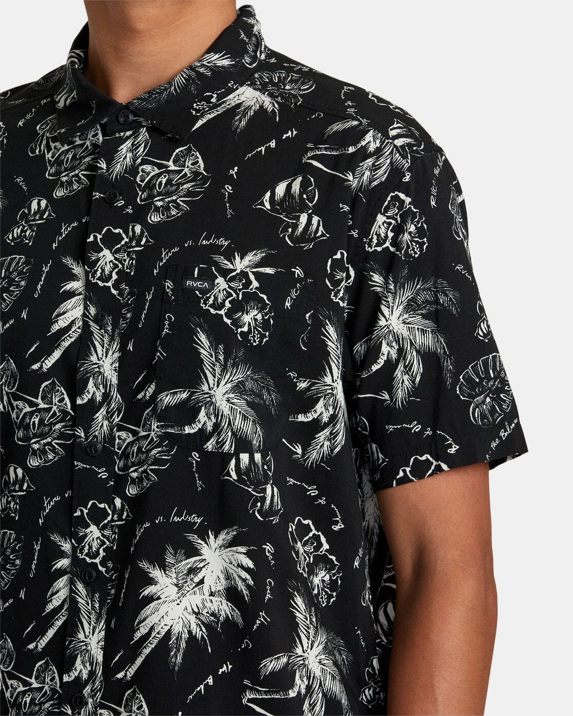 RVCA Tropic Winds S/S Button Up Button-Up Shirt RVCA 