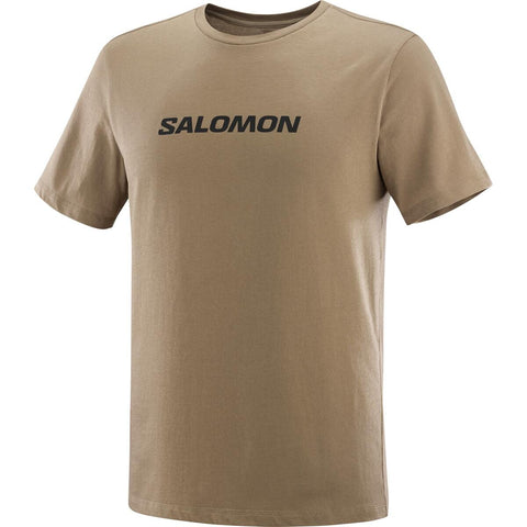 Salomon Logo Perf SS Tee Shitake T-Shirt Salomon Medium 