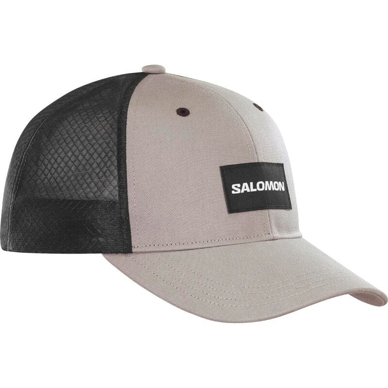 Salomon Curved Trucker Cap Frost Gray Hat Salomon S/M 