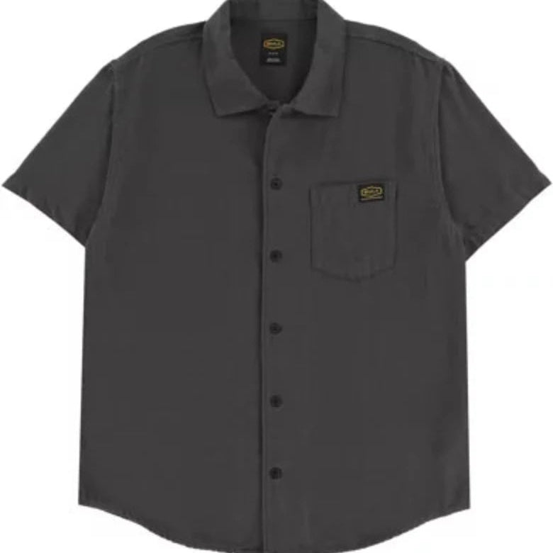 RVCA Day Shift Solid S/S Shirt Apparel RVCA Black Large 