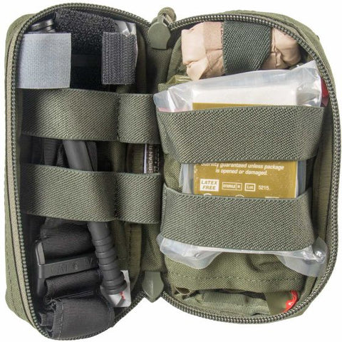 North American Rescue M-FAK Mini First Aid Kit w/ Combat Gauze - OD Green First Aid North American Rescue 