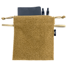 AXL Sandwich Bag low profile plate carrier admin pouch unmounted and filled with essentials showing internal storage capacity