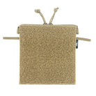 AXL Sandwich Bag low profile admin pouch mounted behind placard for hidden plate carrier storage zipper closed