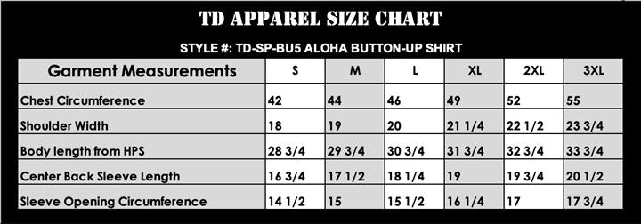TD Miami Tiger Aloha Button Up Button-Up Shirt TD Apparel 