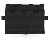 Crye AVS Detachable Flap, M4 Flat Plate Carrier Accessories Crye Precision Black 