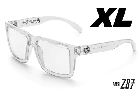 Heat Wave XL Vise Z87 Vapor Clear / Clear Lens Sunglasses Heat Wave 