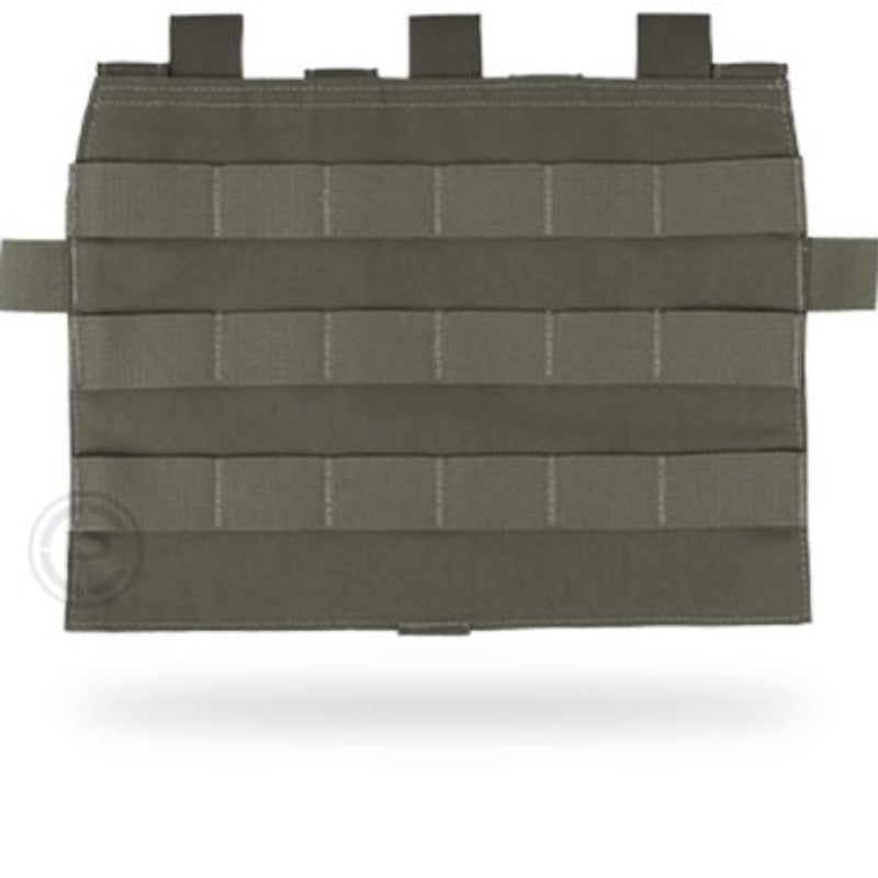 Crye Precision AVS Detachable Flap MOLLE in Ranger Green designed to expand front plate carrier mounting space for magazines, medical gear, and accessories.