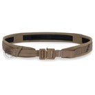 Crye Precision RANGE BELT in Coyote featuring a pre-curved tactical belt design, low-profile padding, and quick-release hardware.
