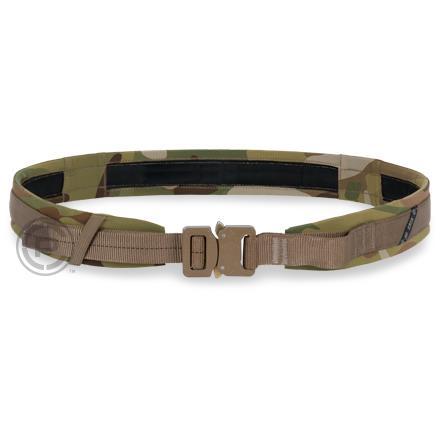Crye Precision RANGE BELT in Multicam featuring a low-profile tactical design, pre-curved construction, quick-release buckle, and padded interior for duty and range use.