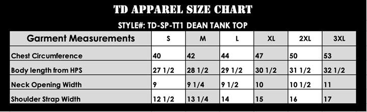 TD Dean Tank Graphic Tee TD Apparel 
