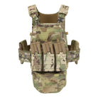 Ferro Concepts ADAPT Padded Strap Socks mounted on tactical plate carrier demonstrating shoulder comfort, cable routing, and low profile loadout integration