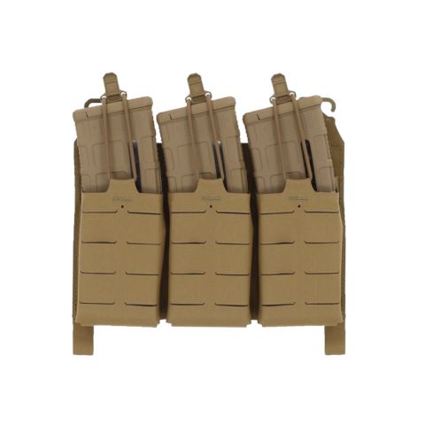 Ferro Concepts KTAR Front Flap Coyote Brown triple AR magazine placard designed for plate carriers and chest rigs