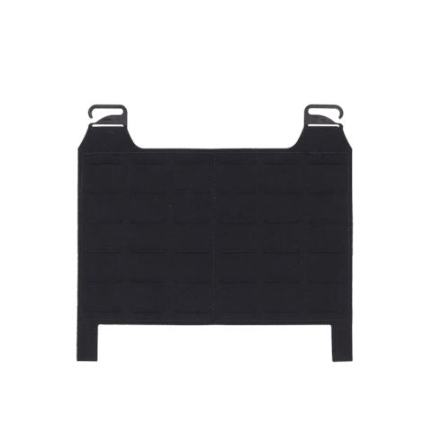 Ferro Concepts MOLLE Front Flap Black featuring laser cut MOLLE interface for attaching magazine pouches, admin pouches, and tactical accessories