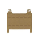 Ferro Concepts MOLLE Front Flap Coyote Brown modular MOLLE placard designed for building custom plate carrier configurations