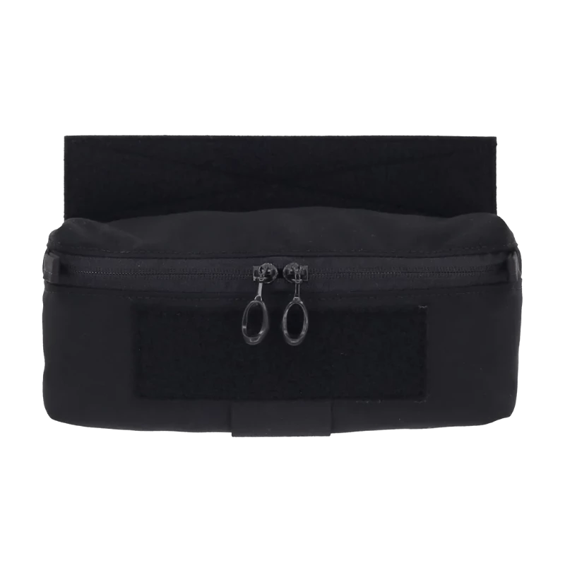 Ferro Concepts Mini Dangler Black low profile dangler pouch designed for mounting under plate carriers and chest rigs for essential gear storage