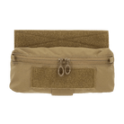 Ferro Concepts Mini Dangler Coyote Brown mounted under tactical carrier showing compact utility storage with minimal added bulk