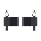 Ferro Concepts Wingman V2 Black elastic pouch set designed for discreet radio and magazine storage beneath plate carrier cummerbunds