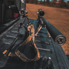 GBRS Group SBS Sling attached to rifle resting on bipod, lightweight minimalist adjustable two point tactical sling integrated with precision rifle setup for range training and professional shooting applications