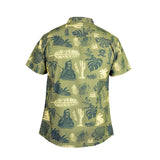 TD Day of the Dead Aloha Button Up Button-Up Shirt Tactical Distributors 