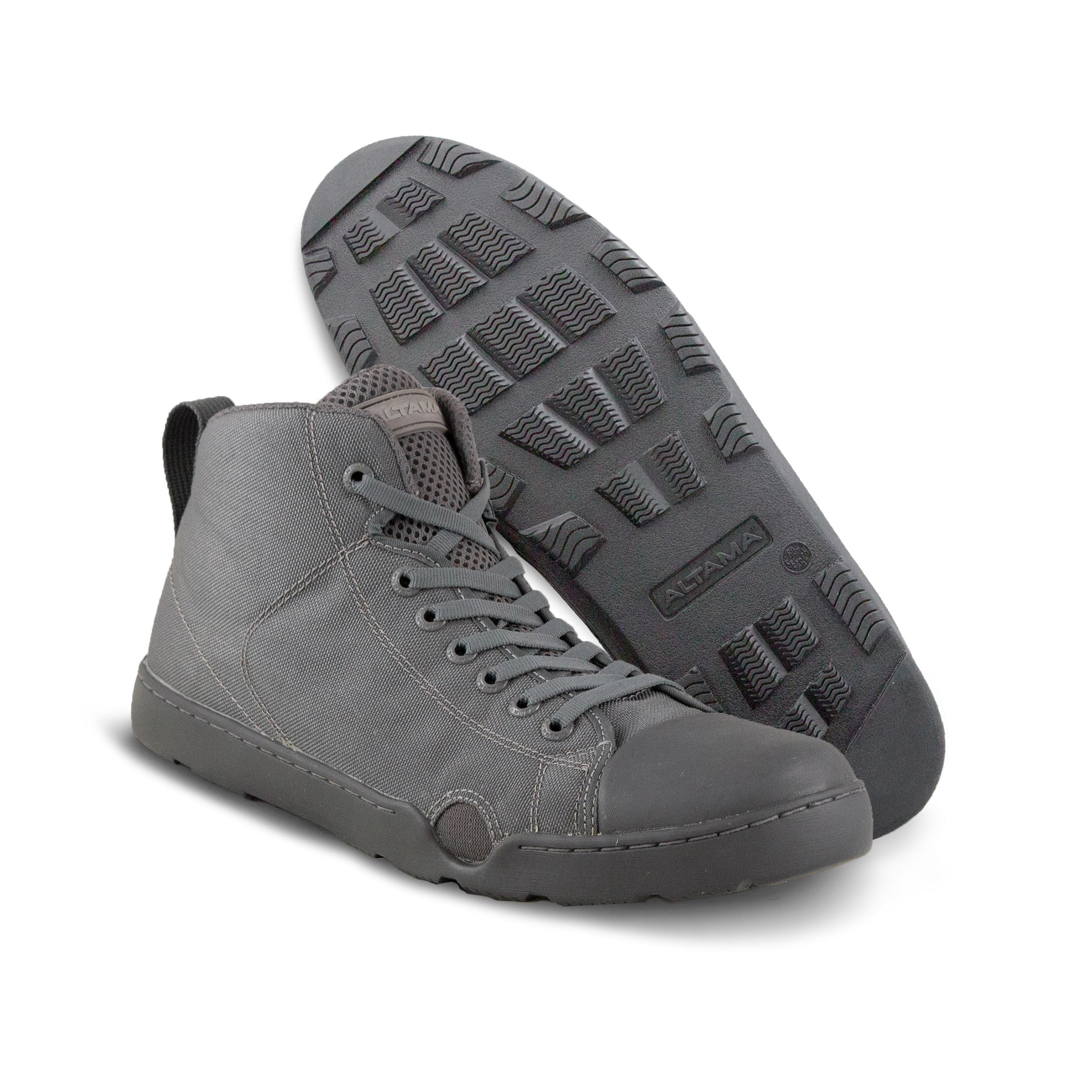 Altama OTB Maritime Assault Mid Shoes GREY Wide Sizes Available Footwear Altama Grey 8 