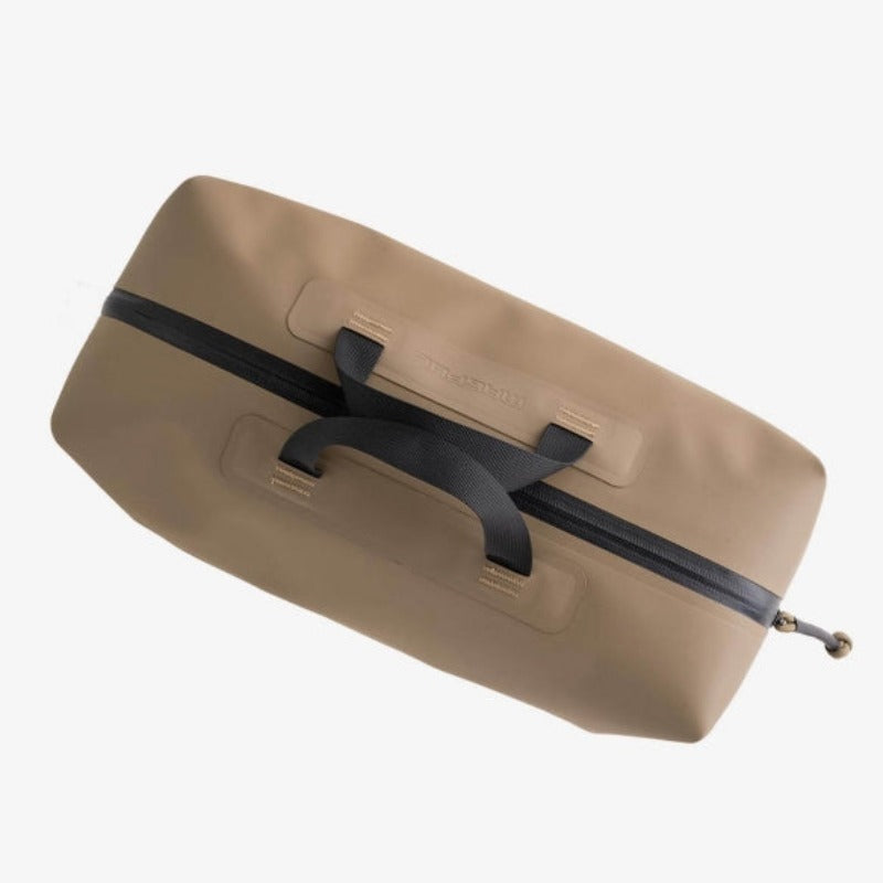 Magpul DAKA Takeout Large Bag in Flat Dark Earth (FDE) top view with dual carry handles and AquaGuard zipper | 8.88L waterproof tactical storage bag — one of the best range bags for gear, tools, and range essentials.
