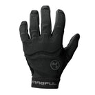Magpul Patrol Glove 2.0 Black front view showing lightweight stretch nylon back, padded knuckle panel, and secure wrist closure